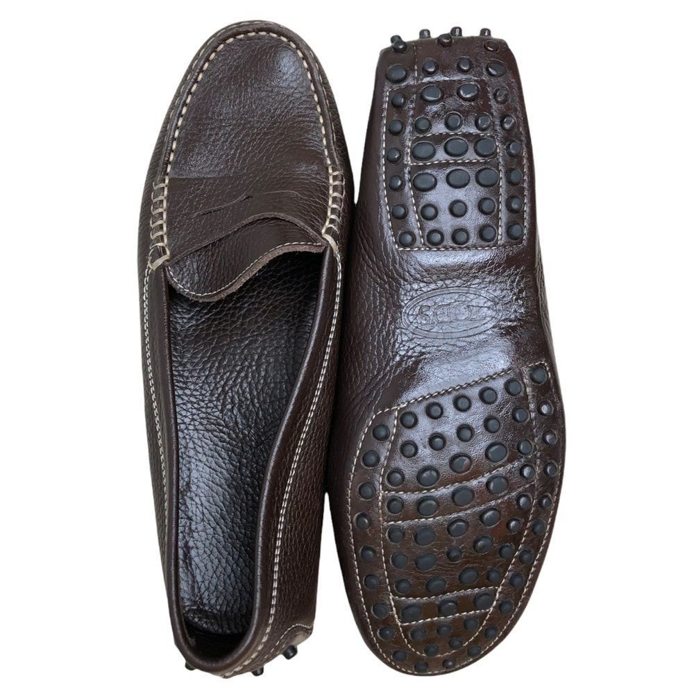 TODS Driving Loafers Shoes Leather Size 40EU - Picture 5 of 6